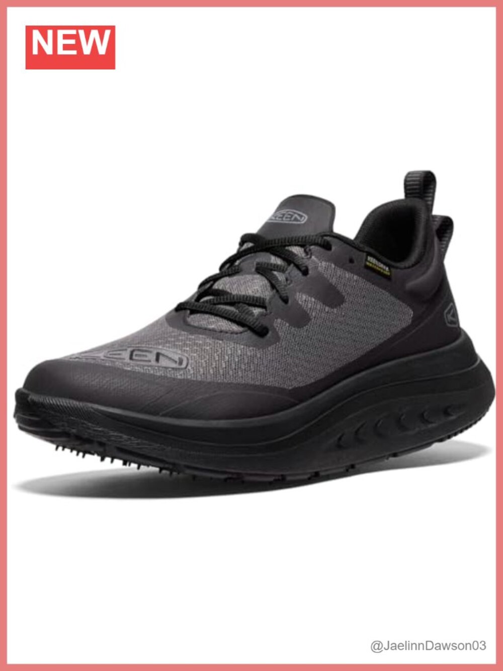 KEEN Women's WK400 Waterproof Walking Shoes Breathable Mesh